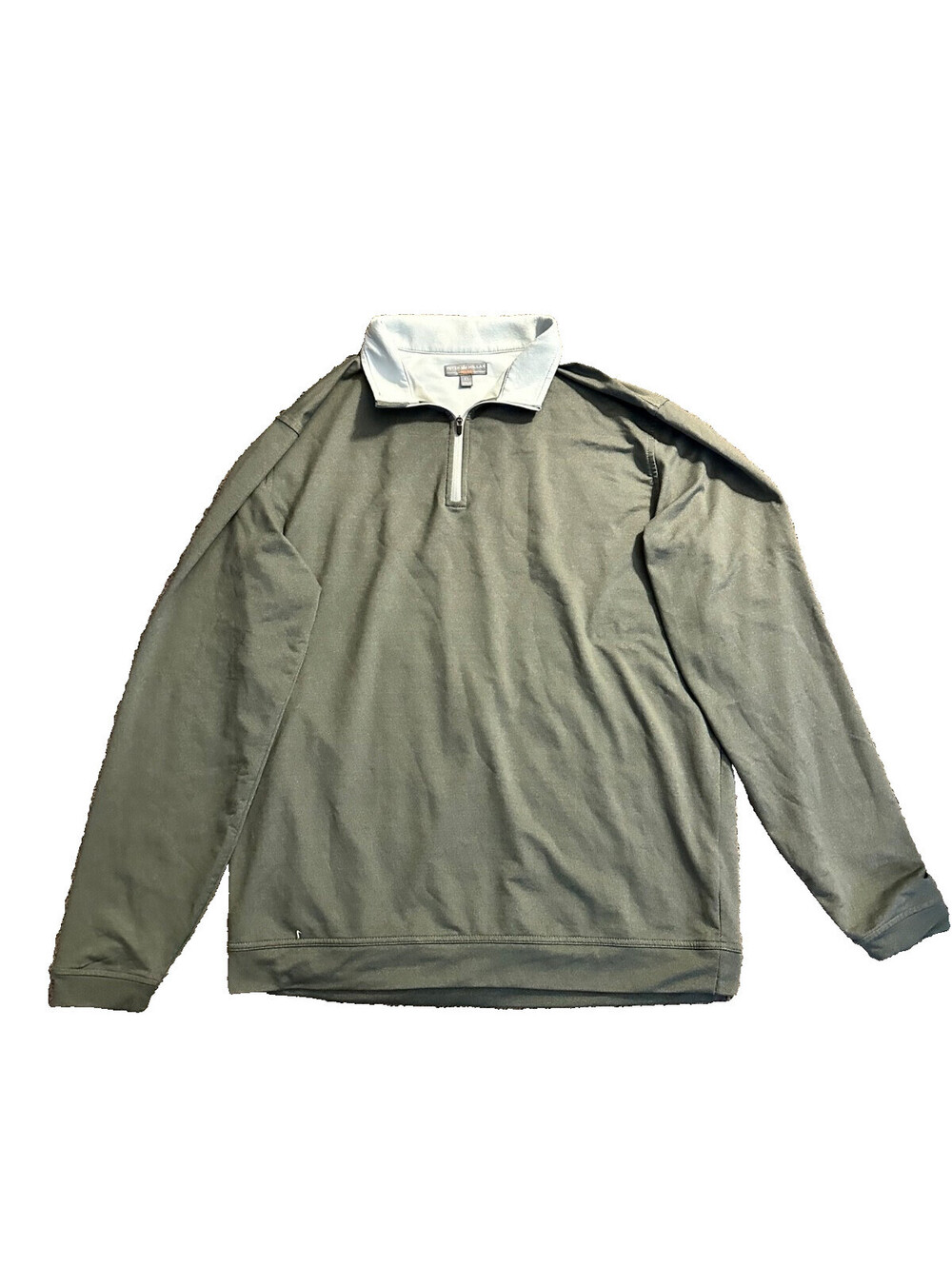 Peter Millar Wicking 1/4 Zip Men's XL Grey Quarter Zip